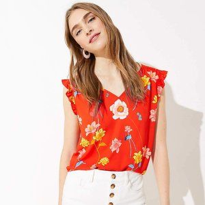 LOFT Lily Bar Back Flutter Shell | XSP